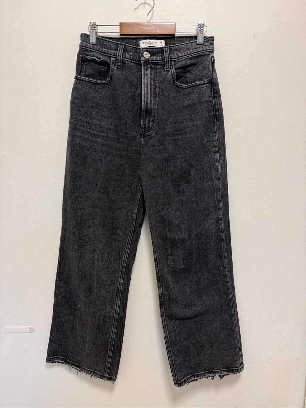 Abercrombie & Fitch crop wide leg jeans size 26